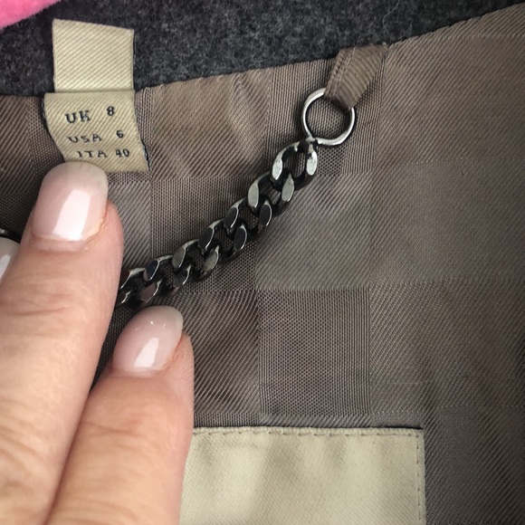 Burberry grey wool coat - Picture 3 of 16